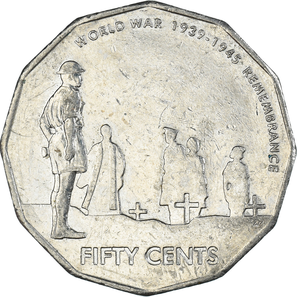 Münze, Australien, 50 Cents, 2005