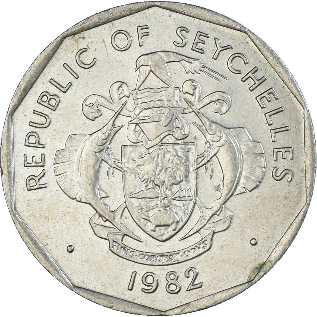Münze, Seychelles, 5 Rupees, 1982