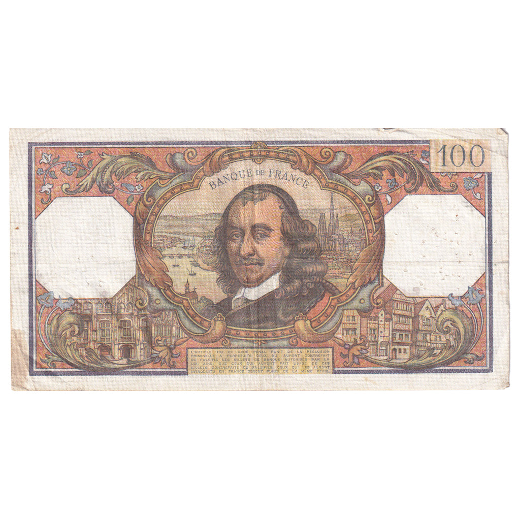 Frankreich, 100 Francs, Corneille, 1968, Y.335, SS, Fayette:65.22, KM:149c