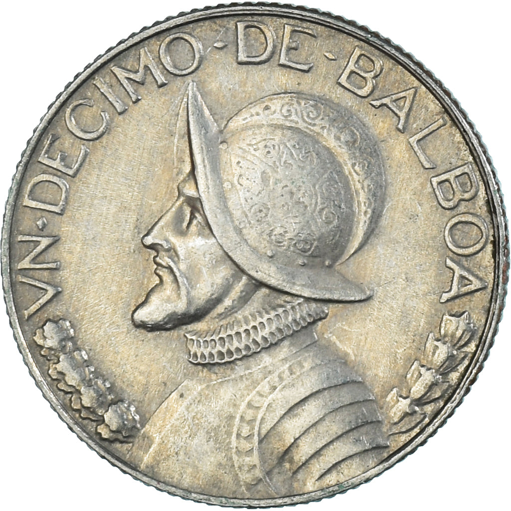Moneta, Panama, 1/10 Balboa, 1968