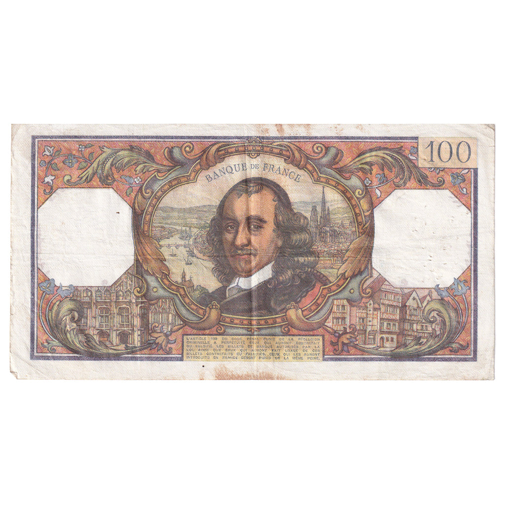 Frankrijk, 100 Francs, Corneille, 1975, T.886, TTB, Fayette:65.50, KM:149e