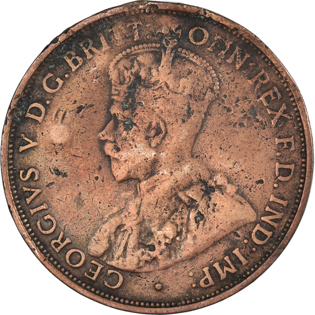 Moneta, Australia, Penny, 1912