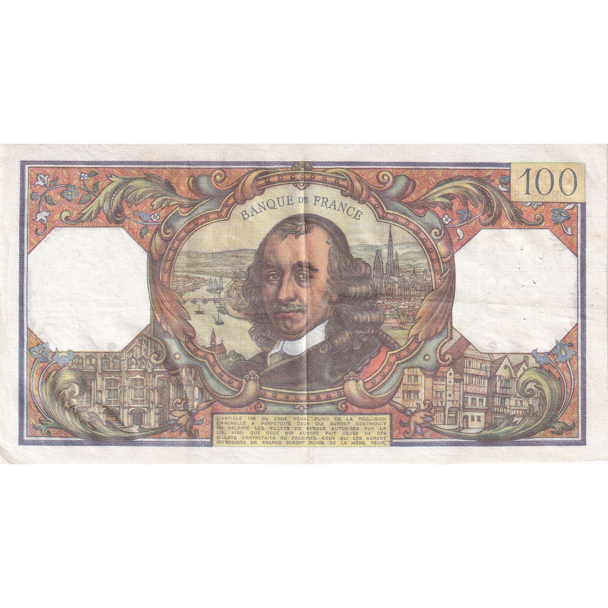 France, 100 Francs, Corneille, 1978, H.1169, TTB, Fayette:65.62, KM:149f