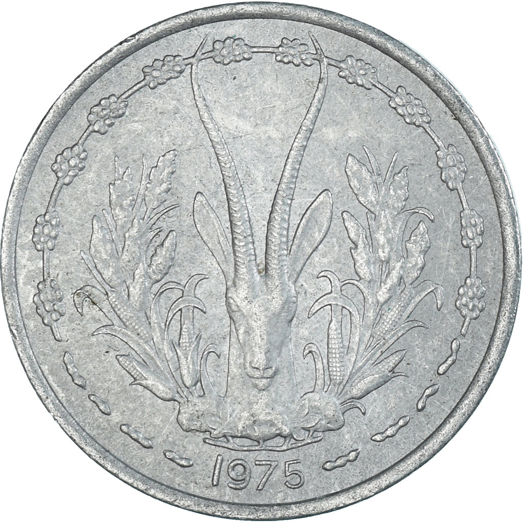 Moneta, Kraje Afryki Zachodniej, Franc, 1975