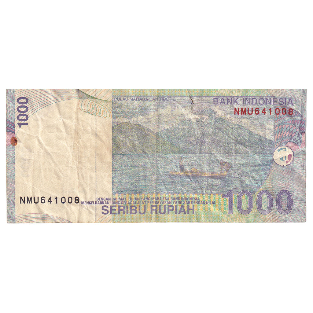 Indonesia, 1000 Rupiah, 2000, KM:141a, VF(30-35)
