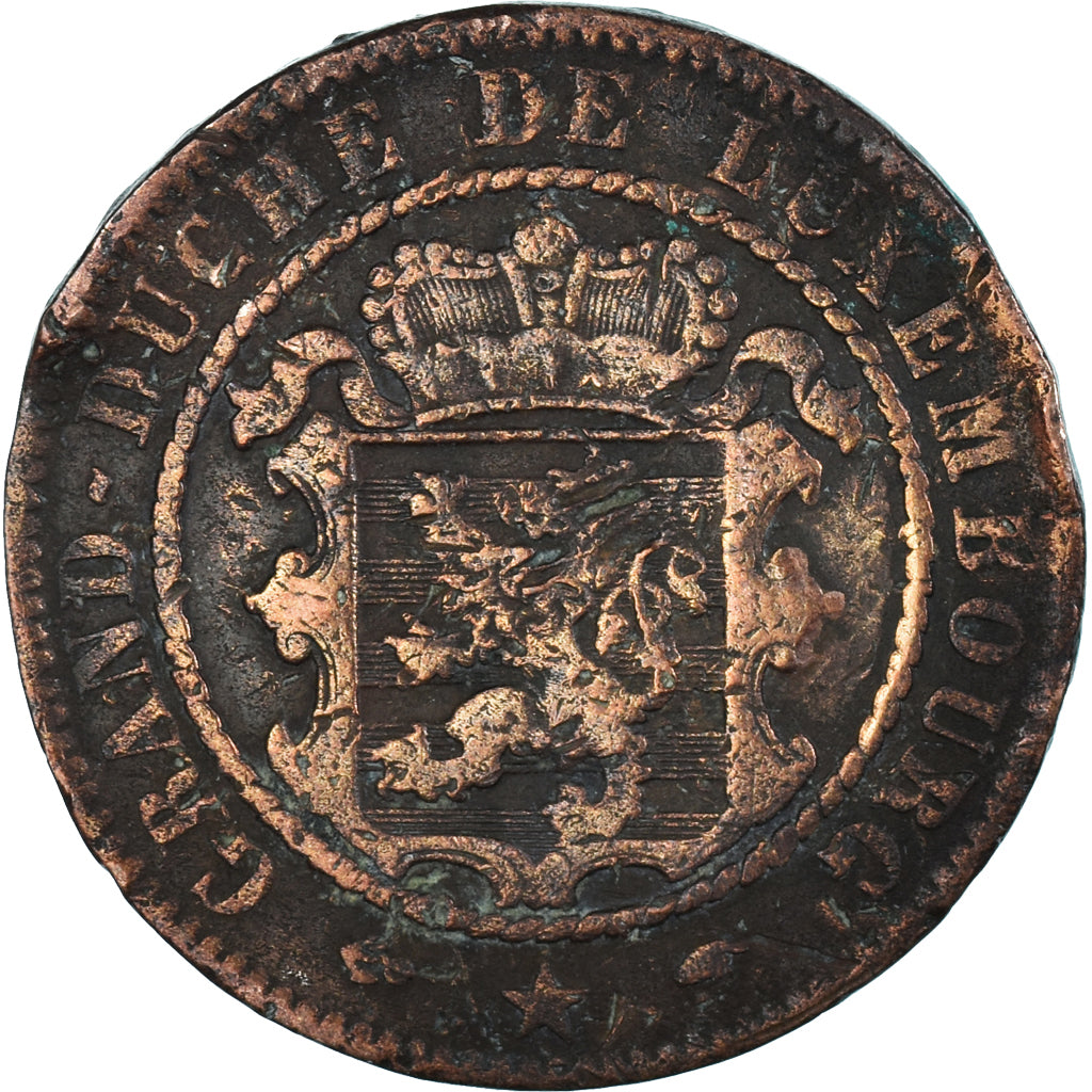 Moneta, Luksemburg, 10 Centimes, 1860