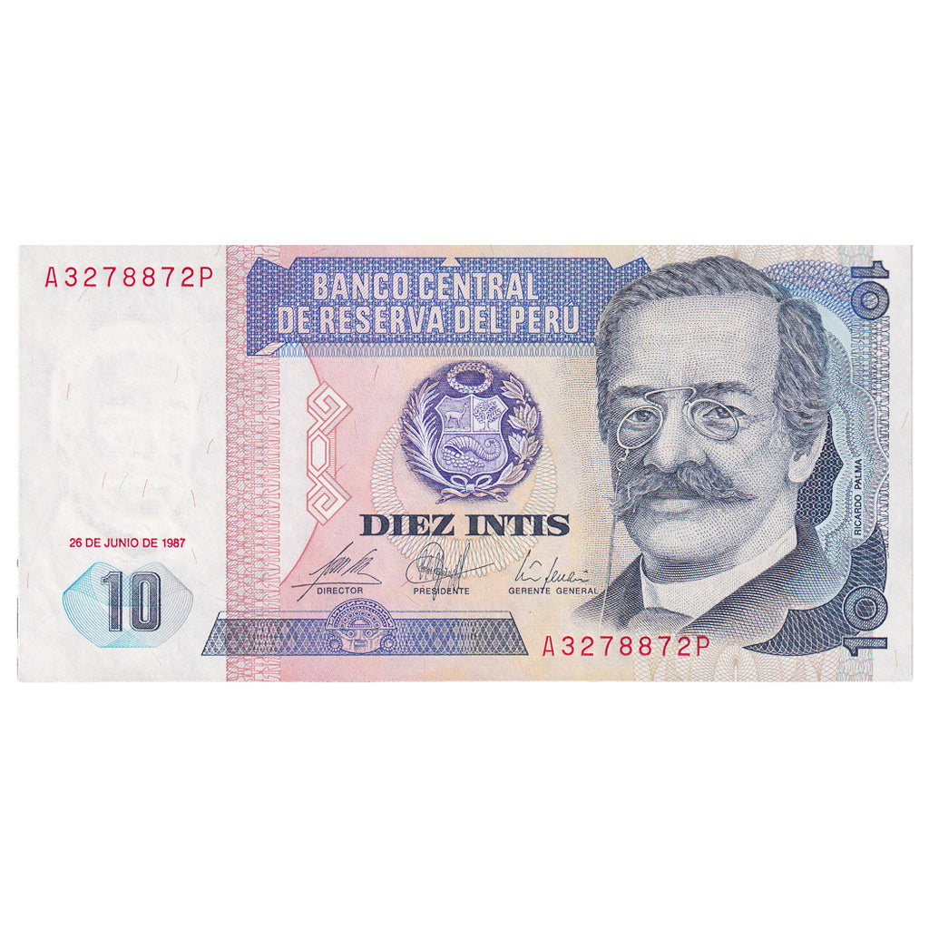 Peru, 10 Intis, 1987, 1987-06-26, KM:129, NIEUW