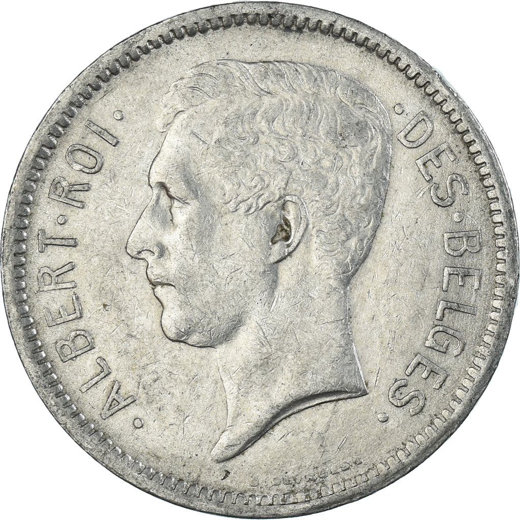 Moneta, Belgio, 5 Francs, 5 Frank, 1933