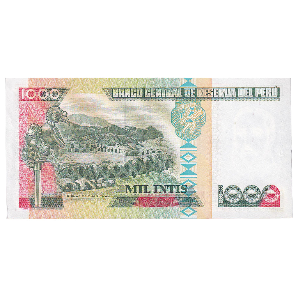 Peru, 1000 Intis, 1988, 1988-06-28, KM:136b, UNC(65-70)