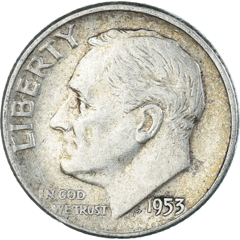 Moneta, Stati Uniti, Dime, 1953