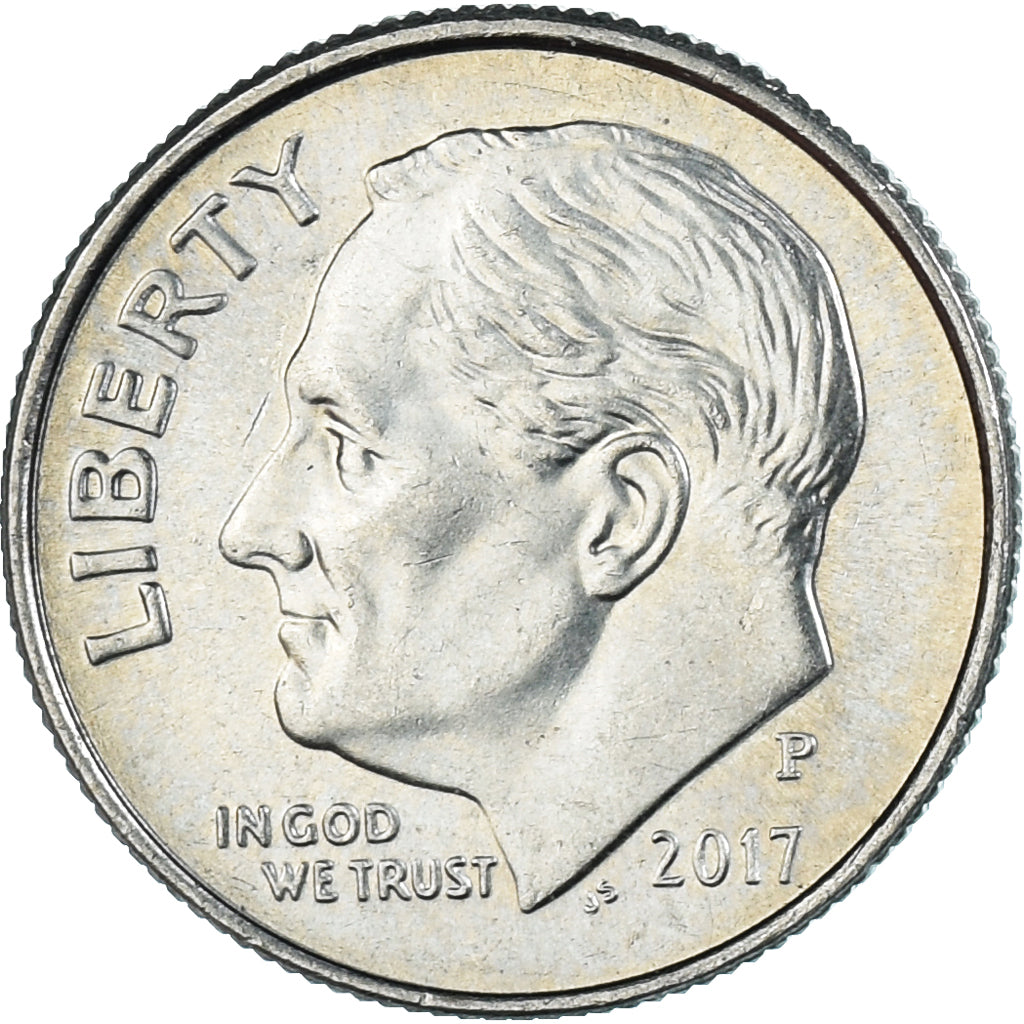 Moneda, Estados Unidos, Dime, 2017