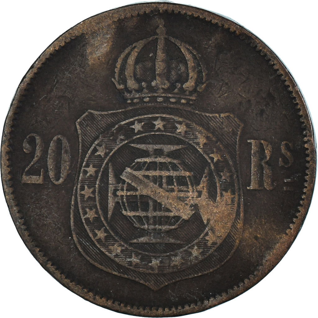 Münze, Brasilien, 20 Reis, 1869