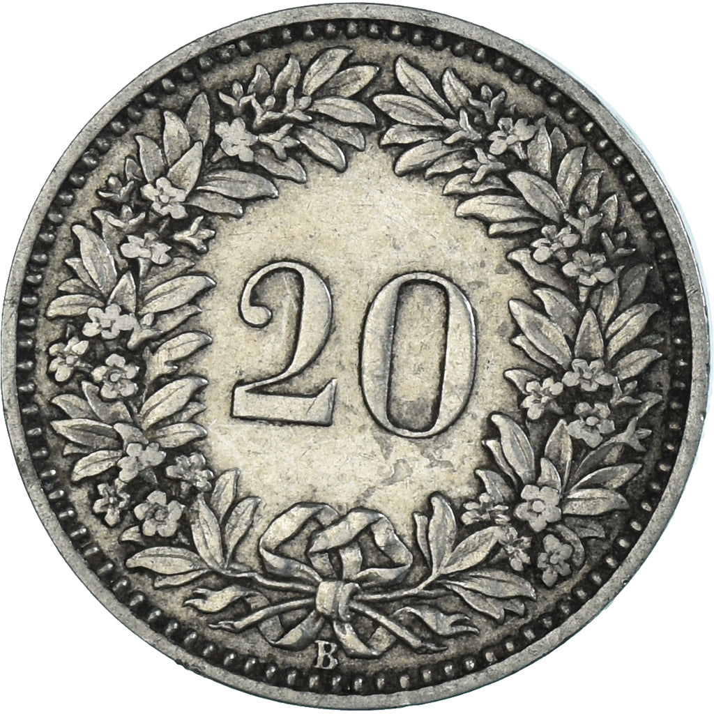Moneta, Svizzera, 20 Rappen, 1881