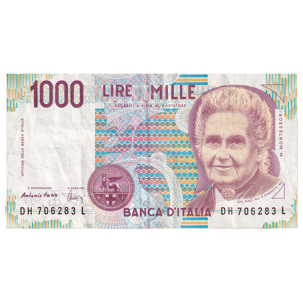 Italie, 1000 Lire, 1990, 1990-10-03, KM:114c, TTB