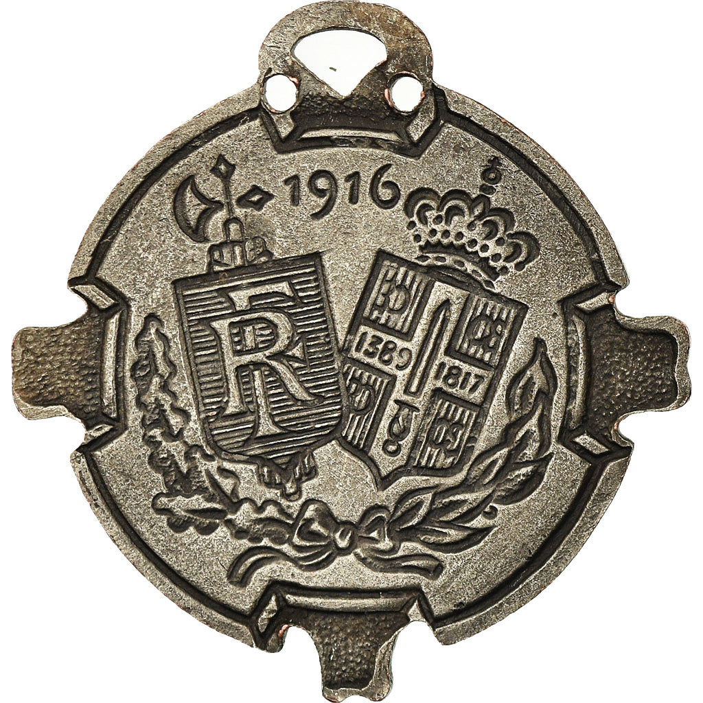 Francia, Gloire aux Serbes, medaglia, 1916, Eccellente qualità, Bargas, Bronzo