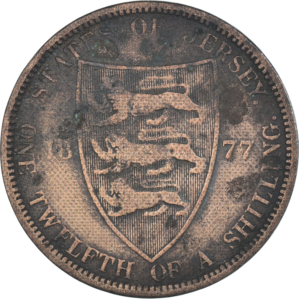 Coin, Great Britain, 1/12 Shilling, 1877