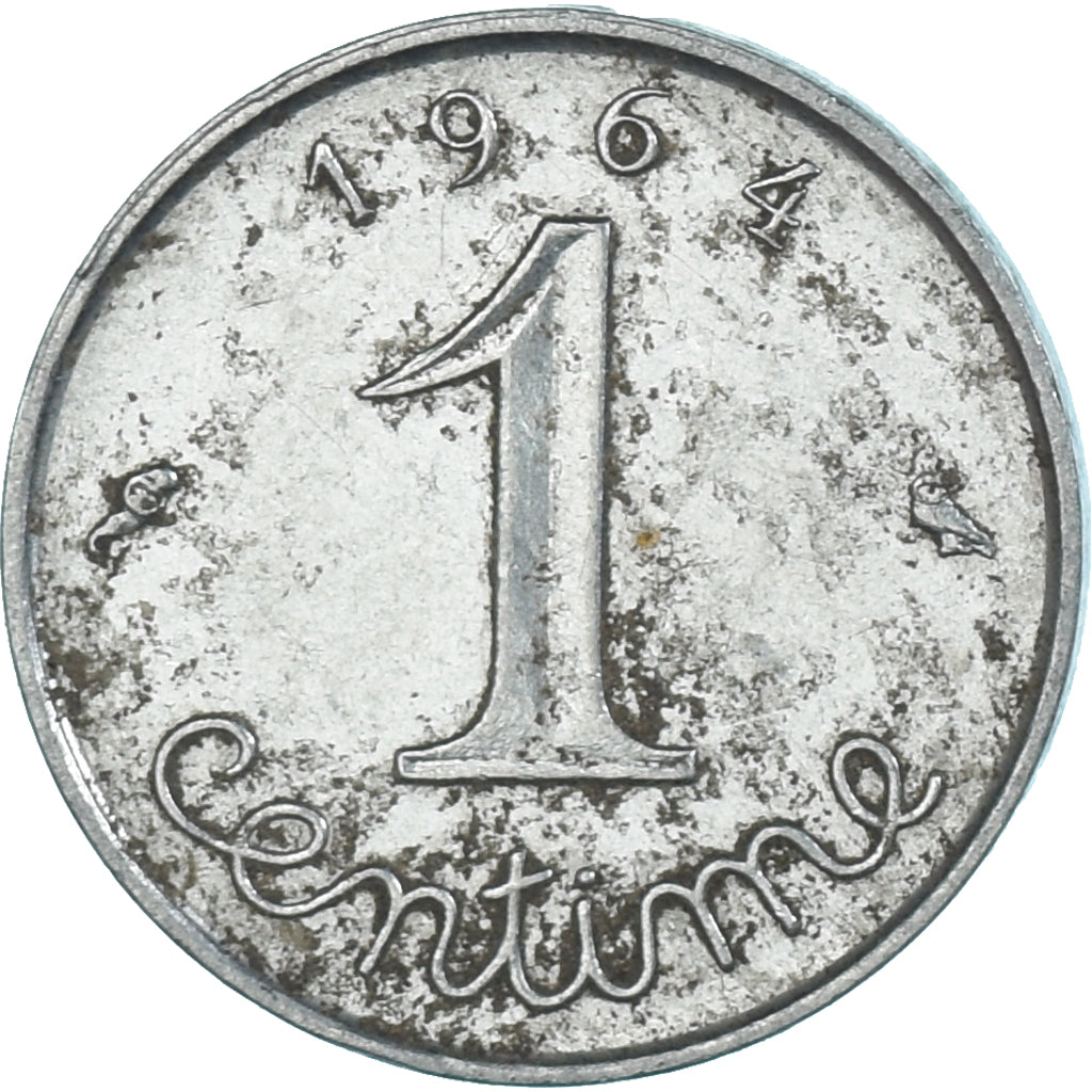 Coin, France, Centime, 1964