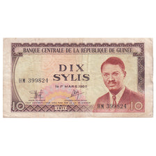 Guinea, 10 Sylis, 1960, 1960-03-01, KM:16, EF(40-45)