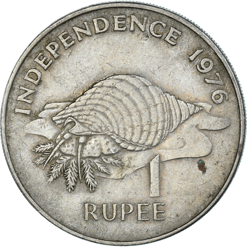 Moneda, Seychelles, Rupee, 1976