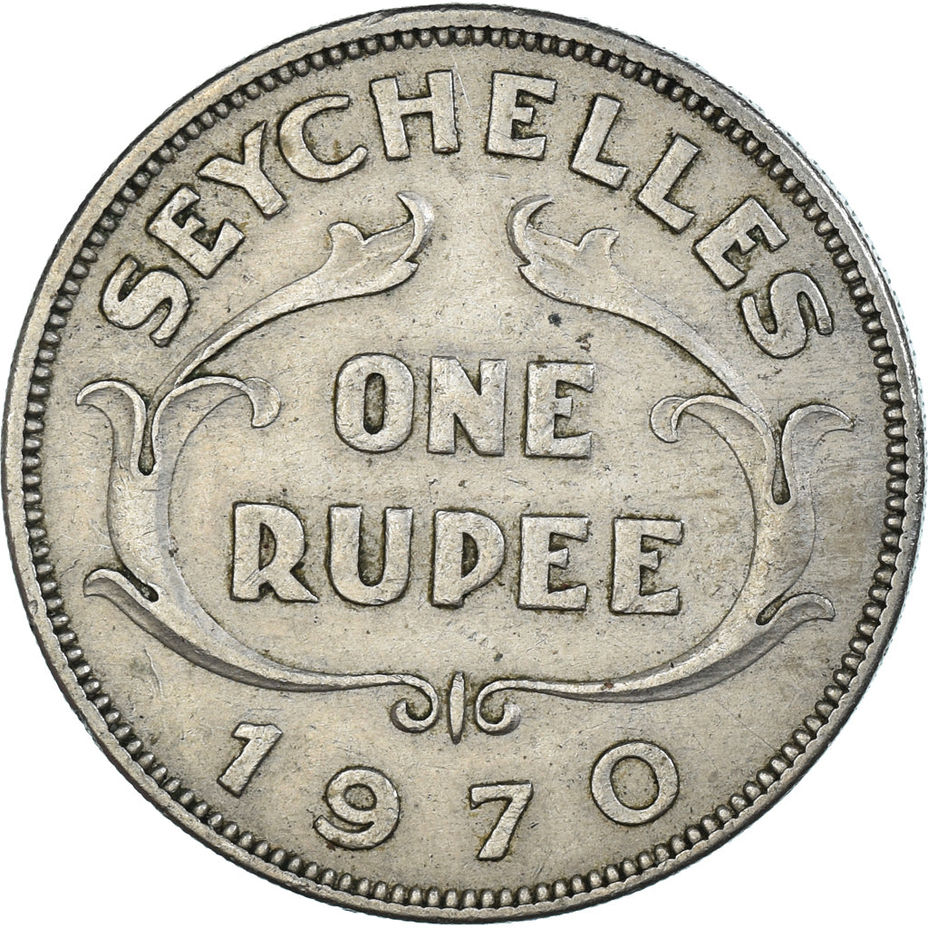 Moneta, Seychelles, Rupee, 1970
