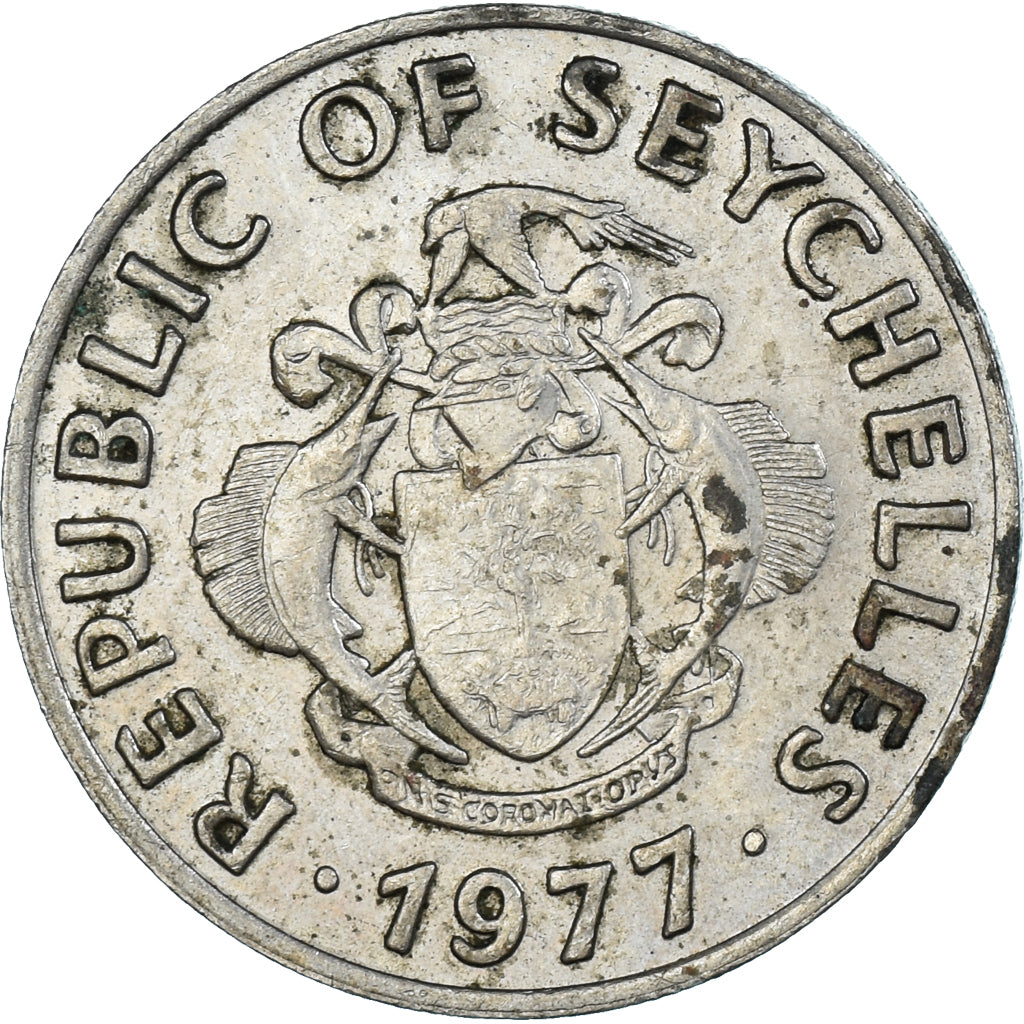 Münze, Seychelles, 50 Cents, 1977