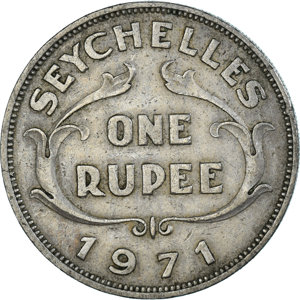 Moneta, Seychelles, Rupee, 1971