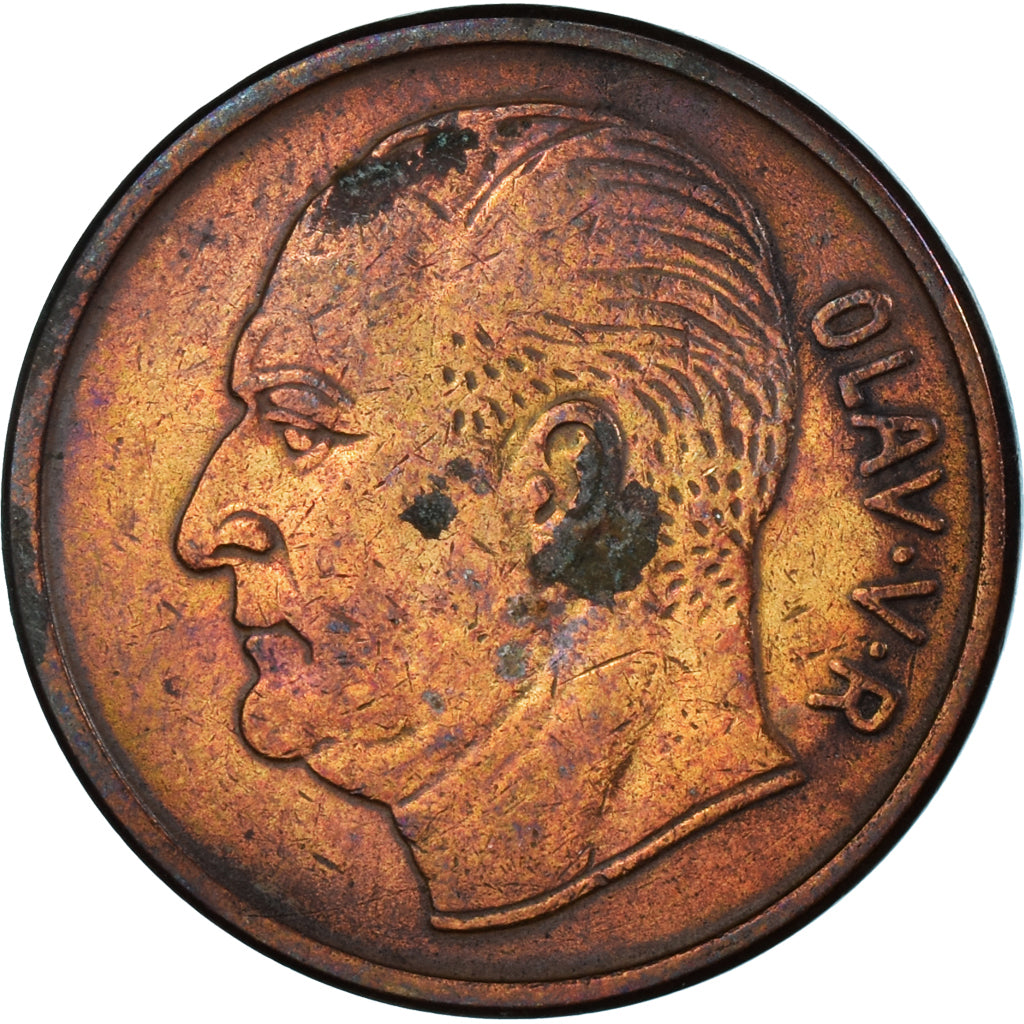 Munten, Noorwegen, 5 Öre, 1965