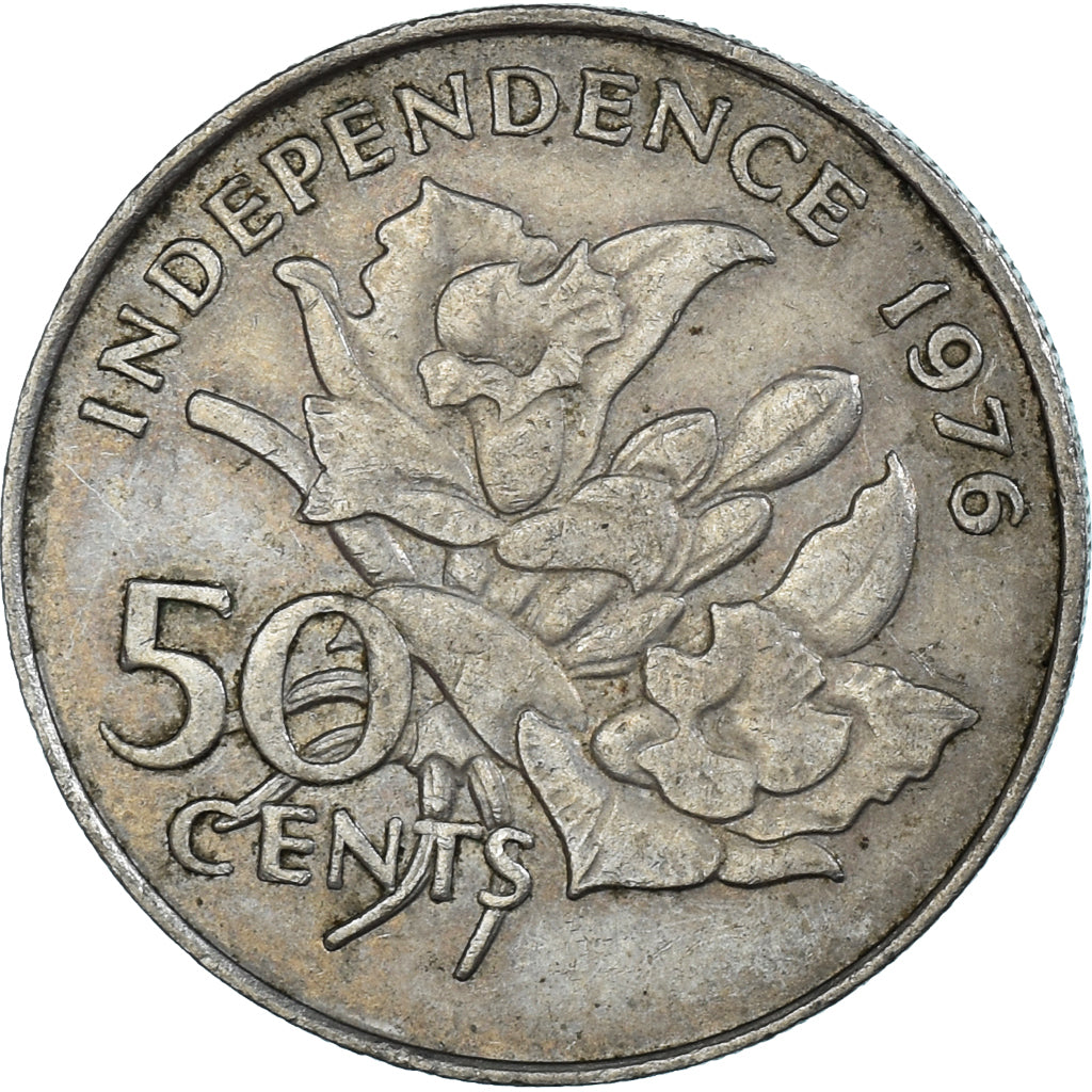 Moeda, Seicheles, 50 Cents, 1976