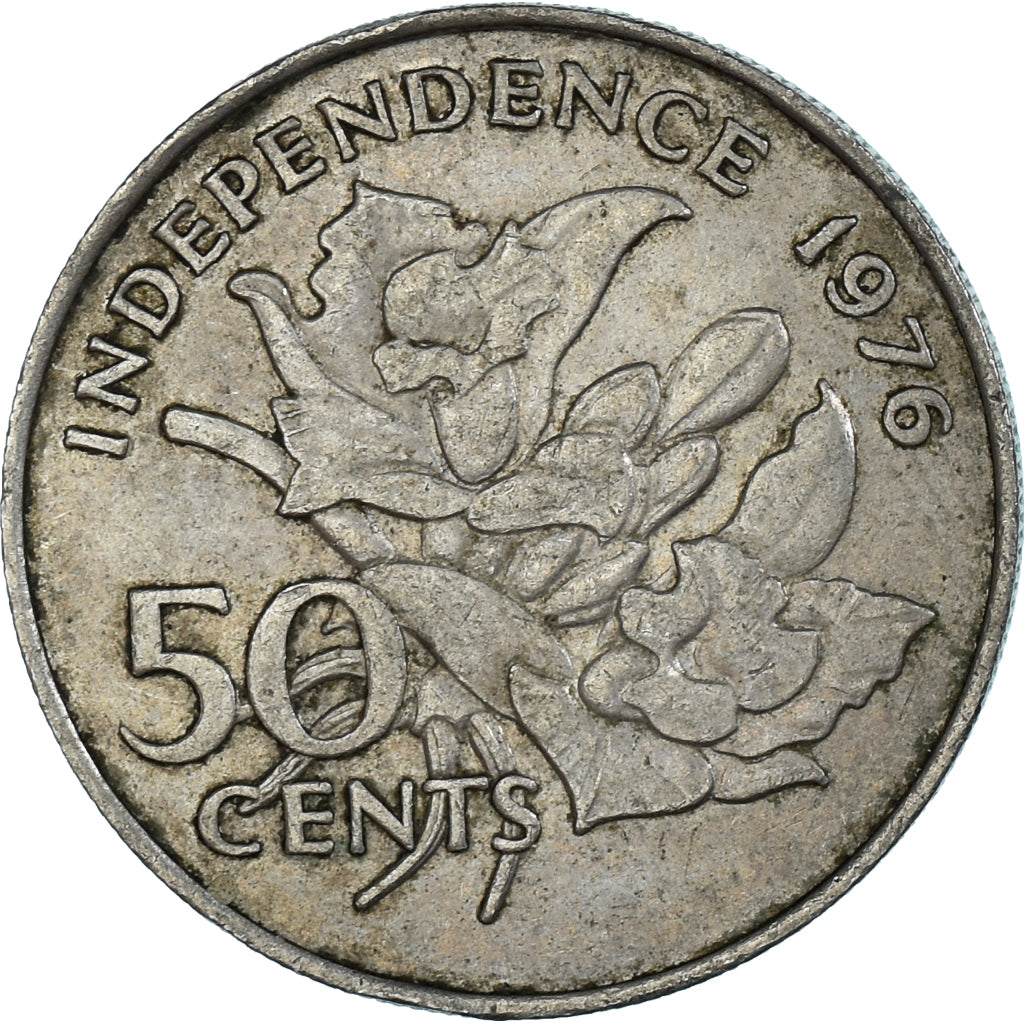 Münze, Seychelles, 50 Cents, 1976