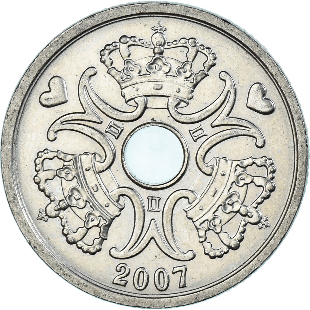 Moeda, Dinamarca, 2 Kroner, 2007