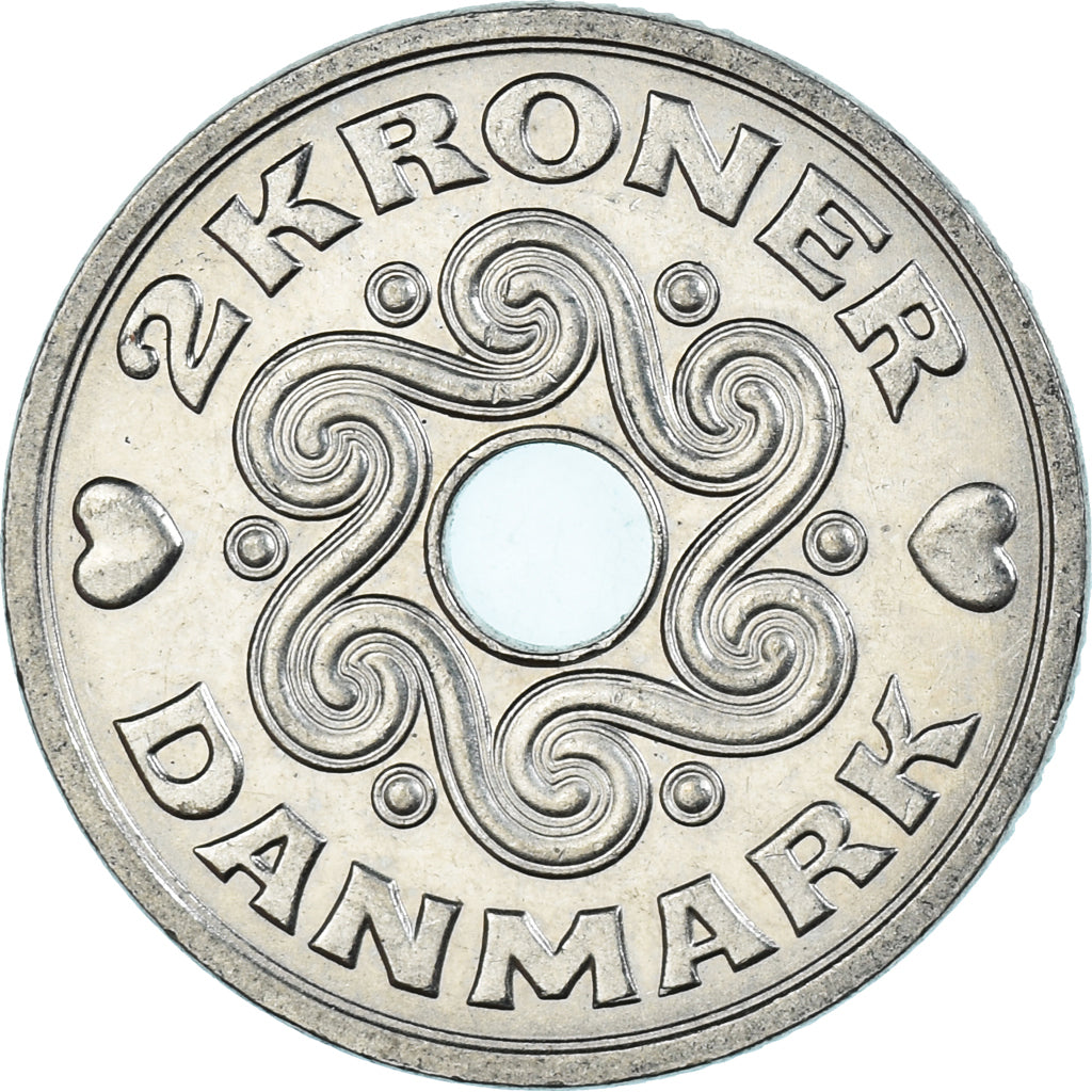 Moeda, Dinamarca, 2 Kroner, 2007