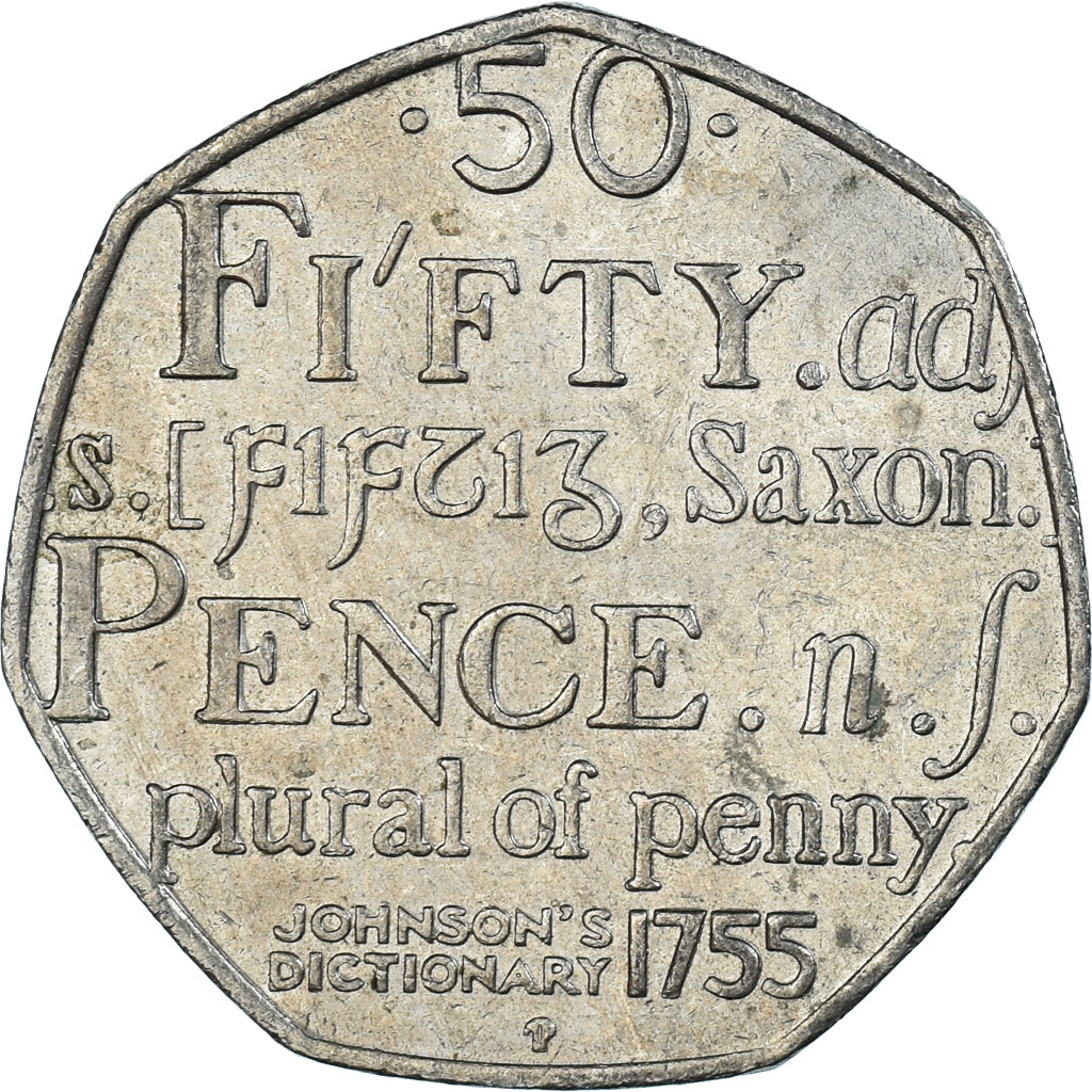 Moneta, Wielka Brytania, 50 Pence, 2005