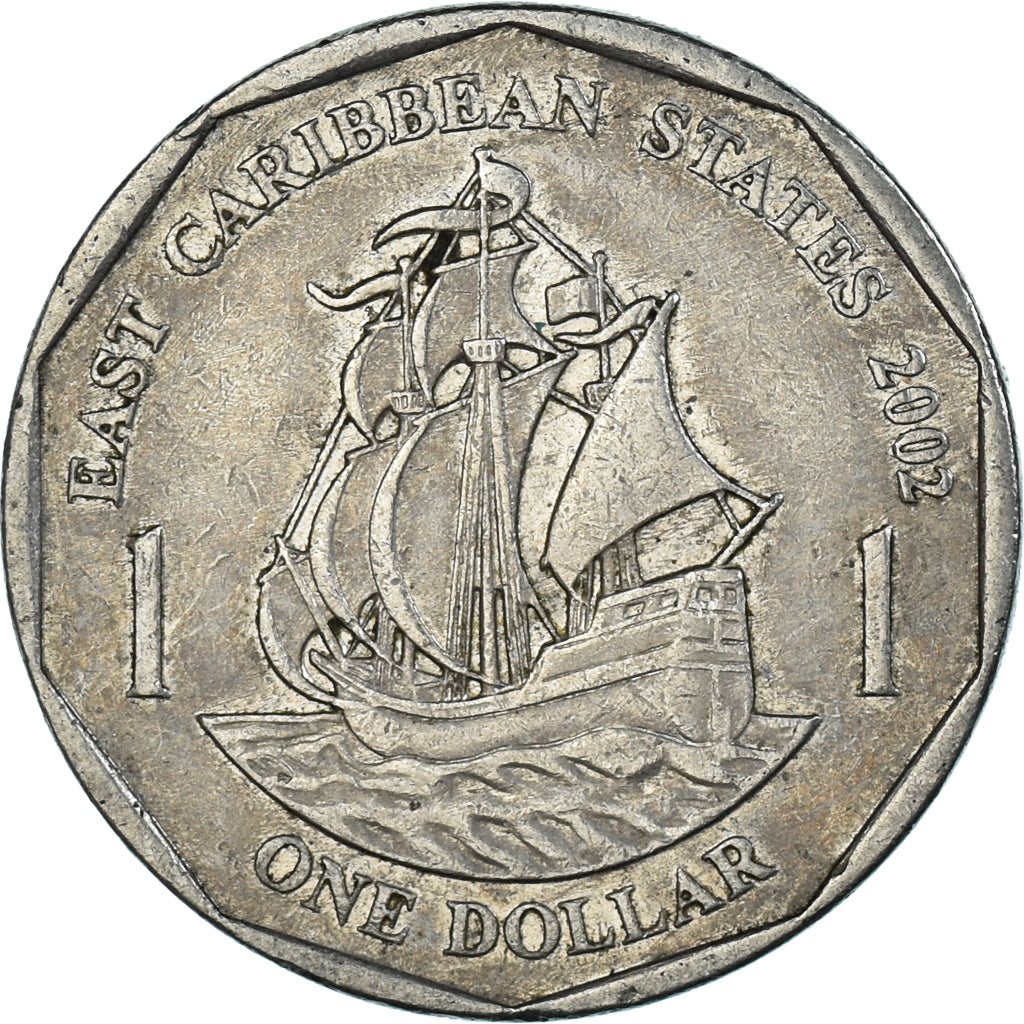 Coin, East Caribbean States, Dollar, 2002
