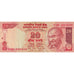 Inde, 20 Rupees, KM:89Ab, TTB