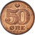Munten, Denemarken, 50 Öre, 2001