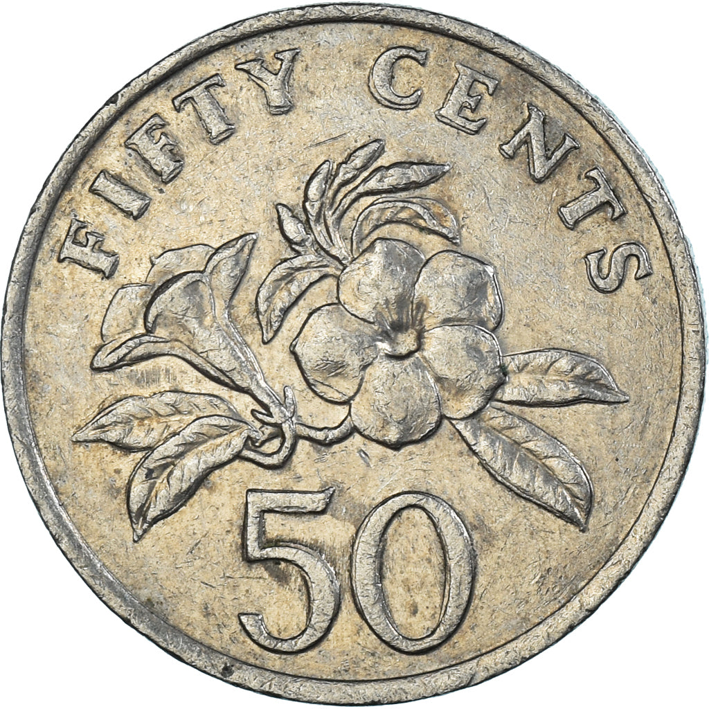 Munten, Singapur, 50 Cents, 1985