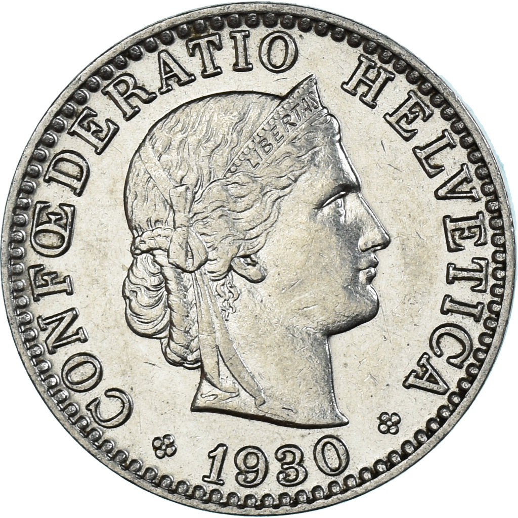 Coin, Switzerland, 20 Rappen, 1930