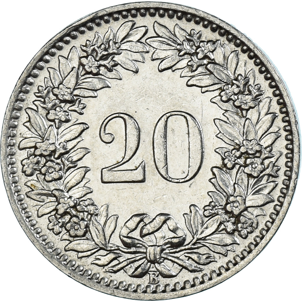 Coin, Switzerland, 20 Rappen, 1930