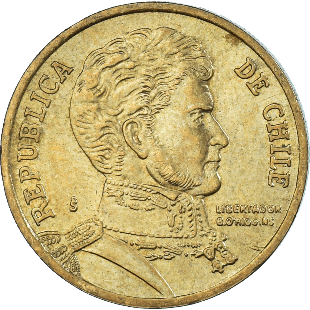 Monnaie, Chili, 10 Pesos, 2001
