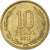 Monnaie, Chili, 10 Pesos, 2001