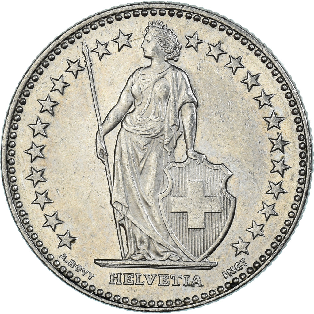 Münze, Schweiz, 2 Francs, 2009