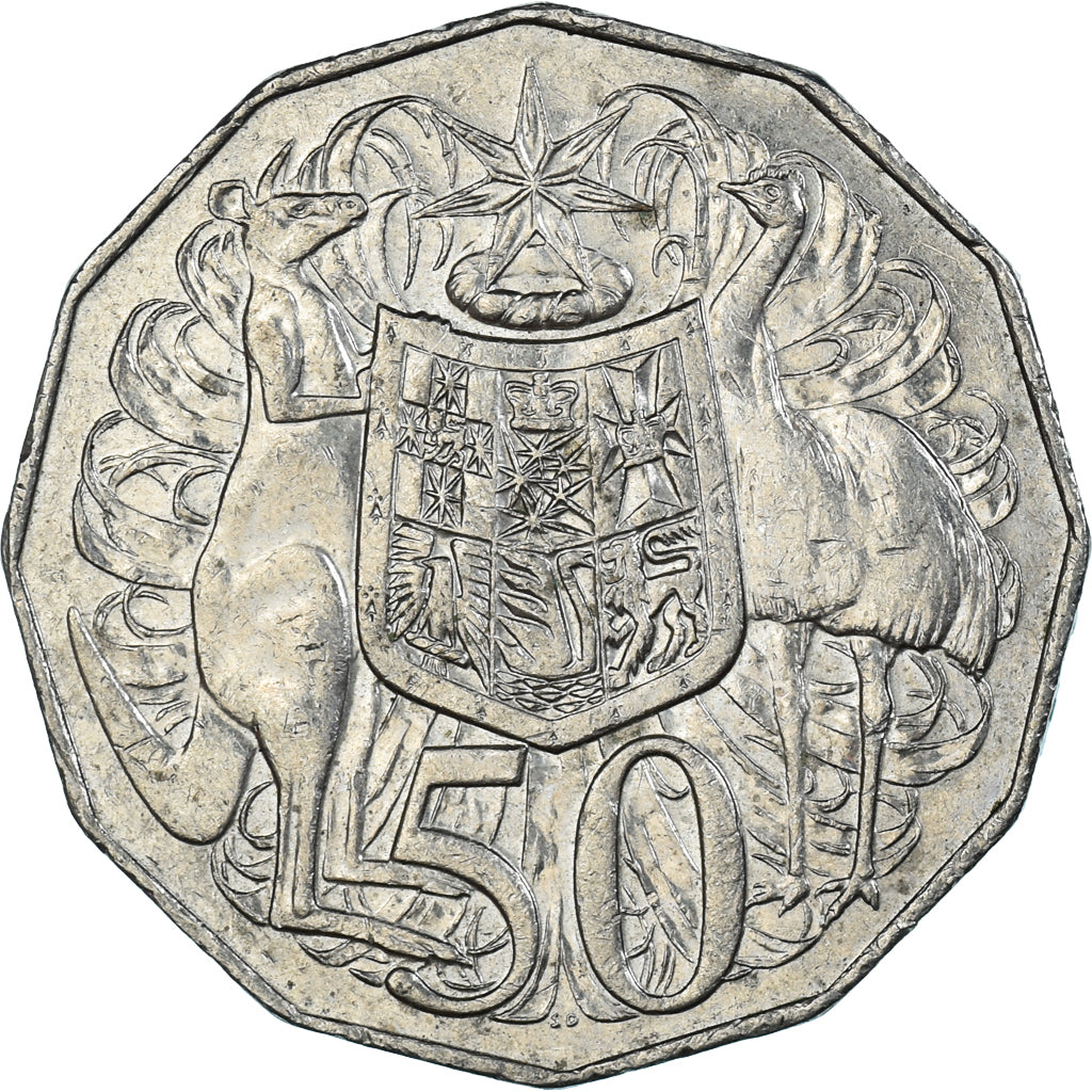 Moeda, Austrália, 50 Cents, 2008, EF(40-45)