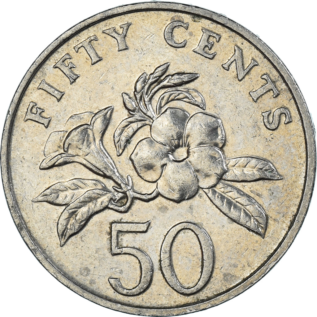Moeda, Singapura, 50 Cents, 2007