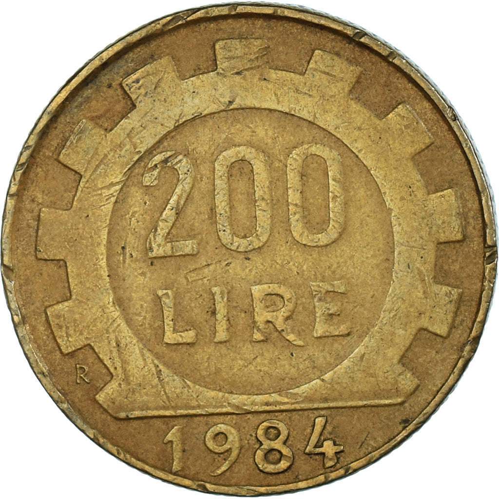 Moneta, Italia, 200 Lire, 1984