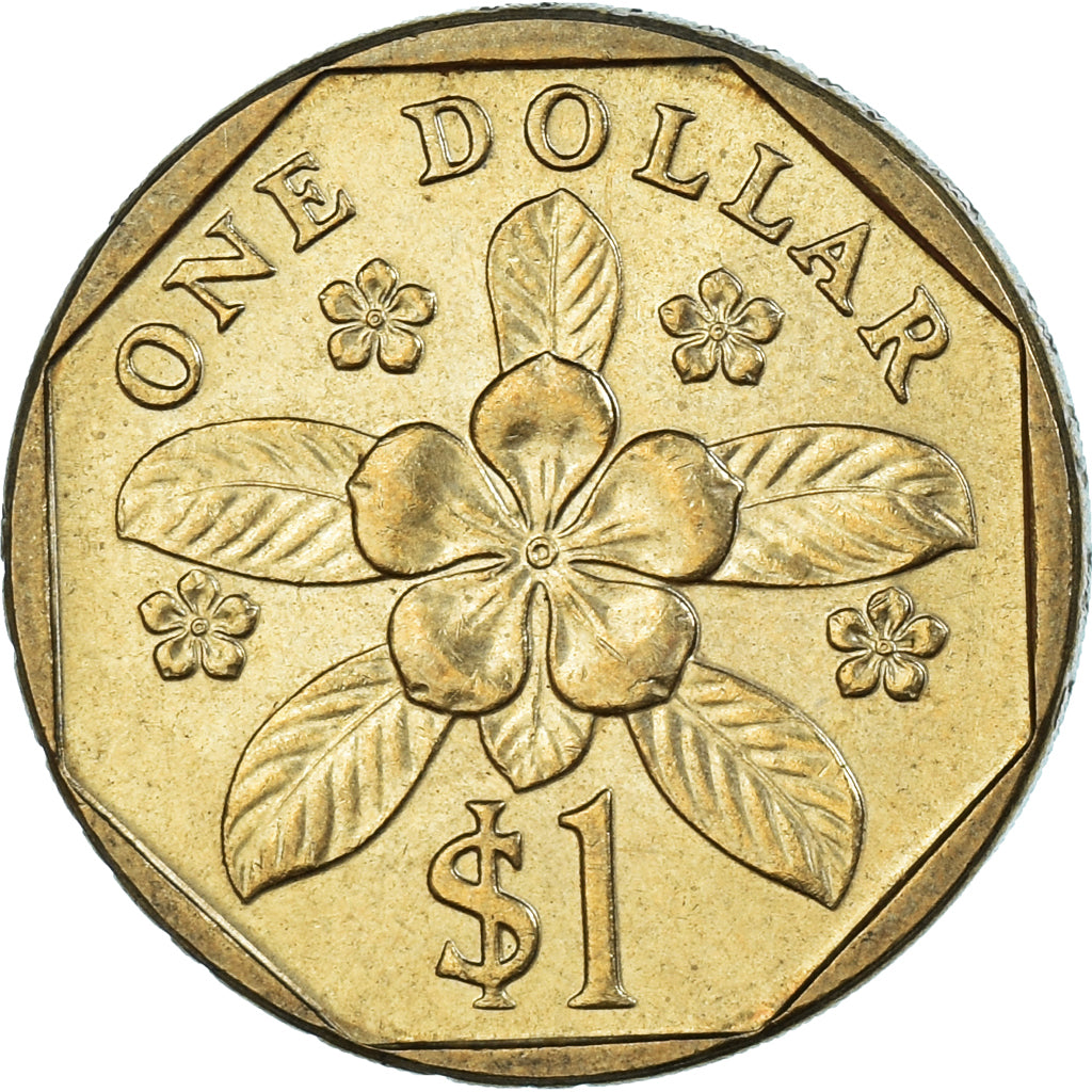 Coin, Singapore, Dollar, 1995