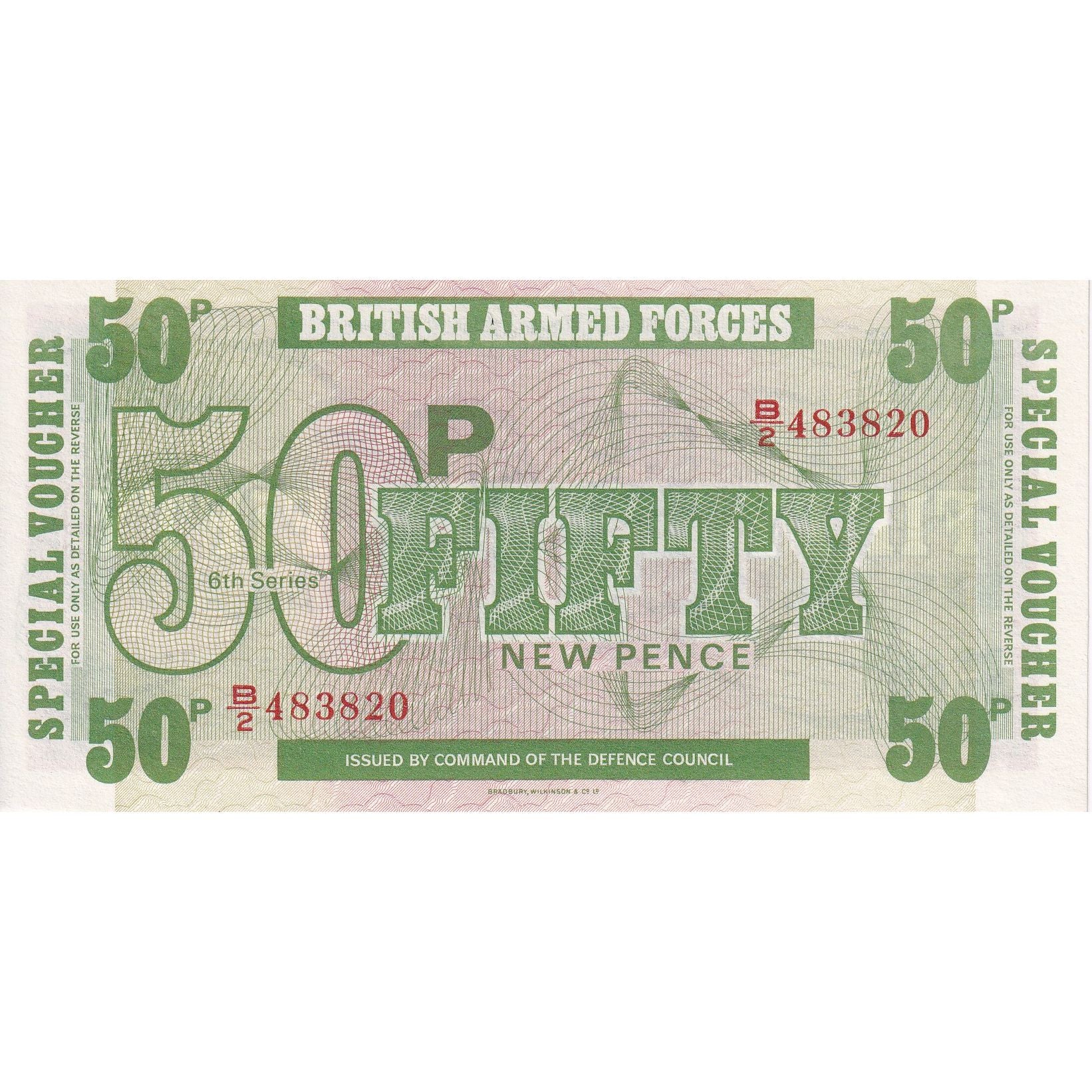 Wielka Brytania, 50 New Pence, Undated (1972), KM:M46a, UNC(65-70)