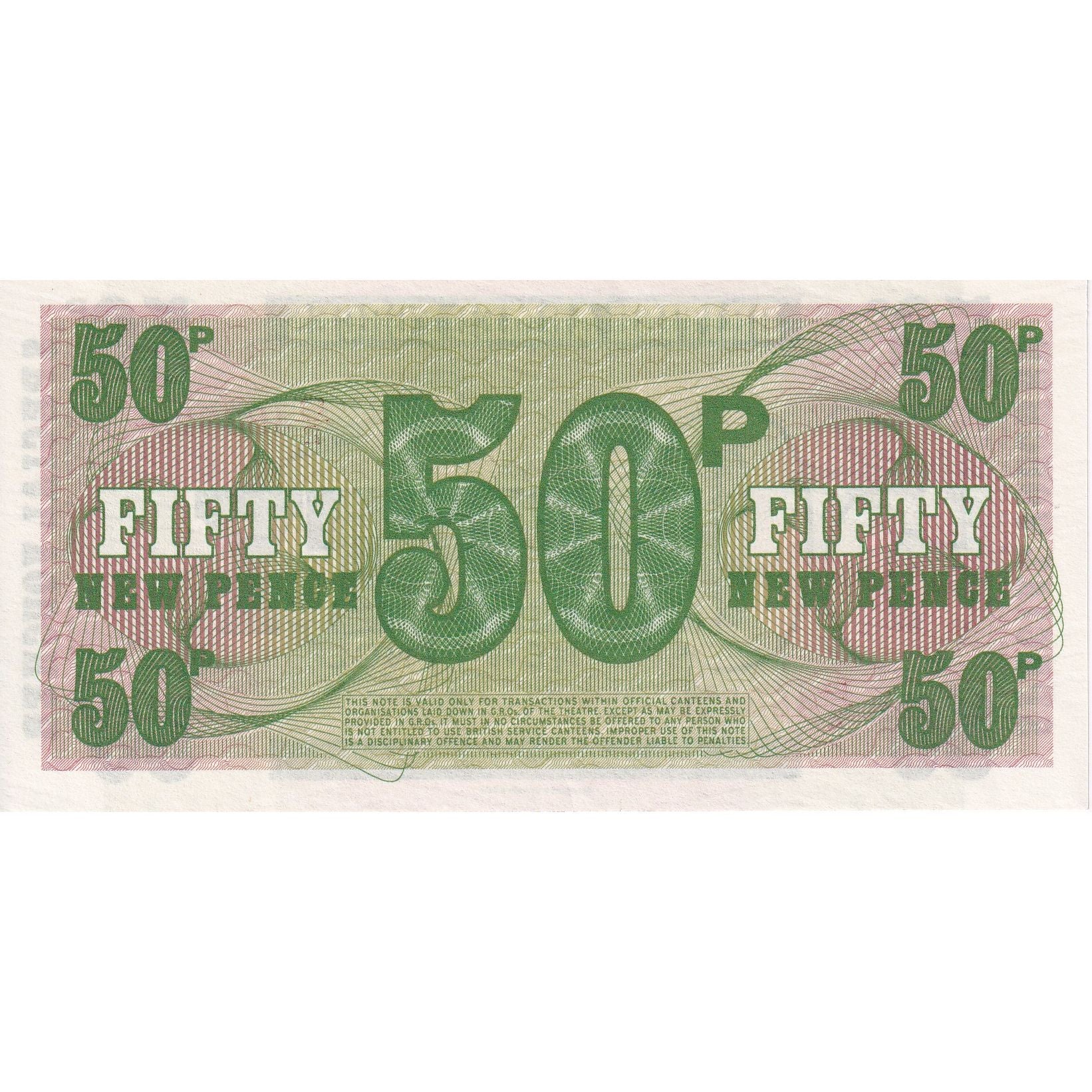 Wielka Brytania, 50 New Pence, Undated (1972), KM:M46a, UNC(65-70)