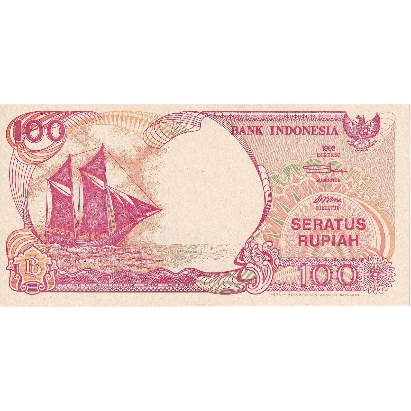 Indonesia, 100 Rupiah, 1992, KM:127a, UNC(65-70)