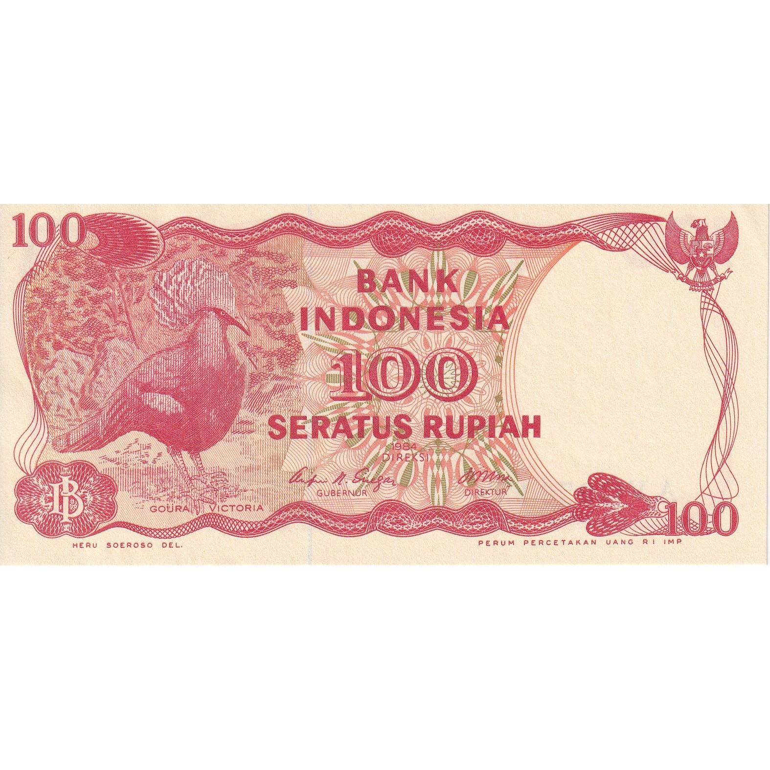 Indonesia, 100 Rupiah, 1984, KM:122b, UNC(65-70)