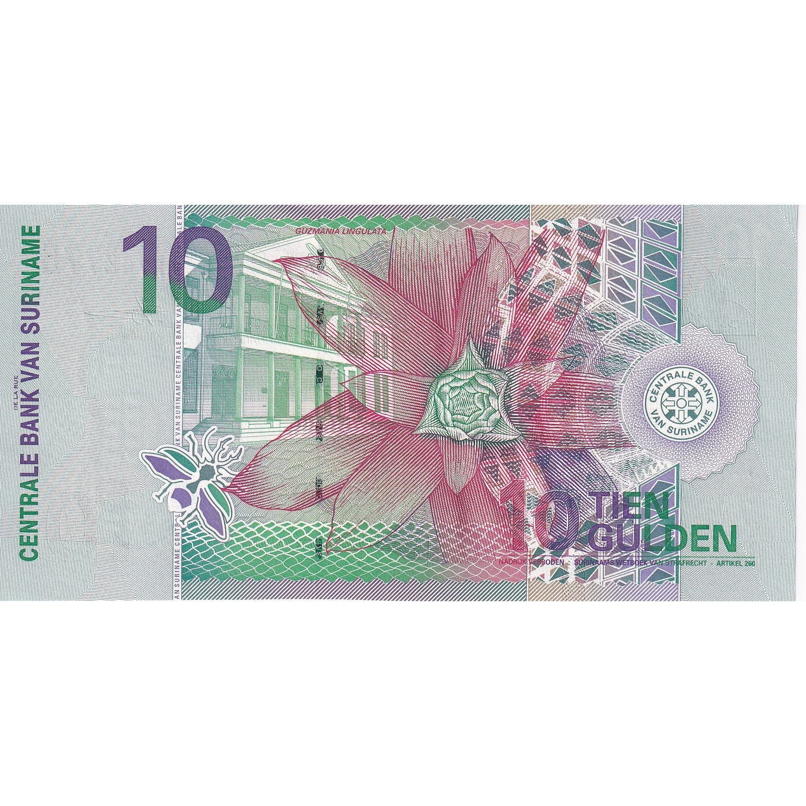 Suriname, 10 Gulden, 2000, 2000-01-01, KM:147, UNC(65-70)